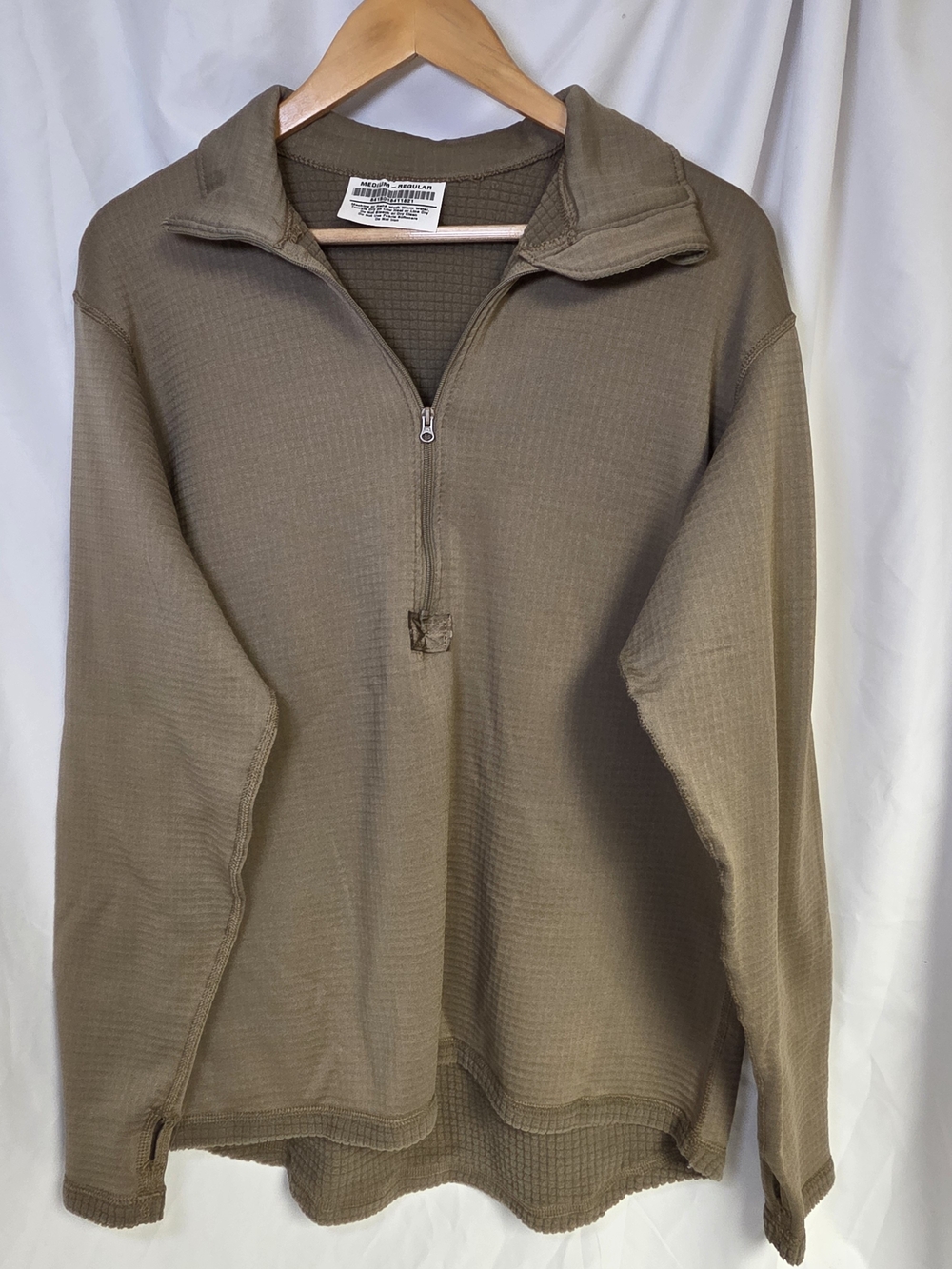 U.S. Army Men's Quarter-Zip Cold Weather Gear Medium